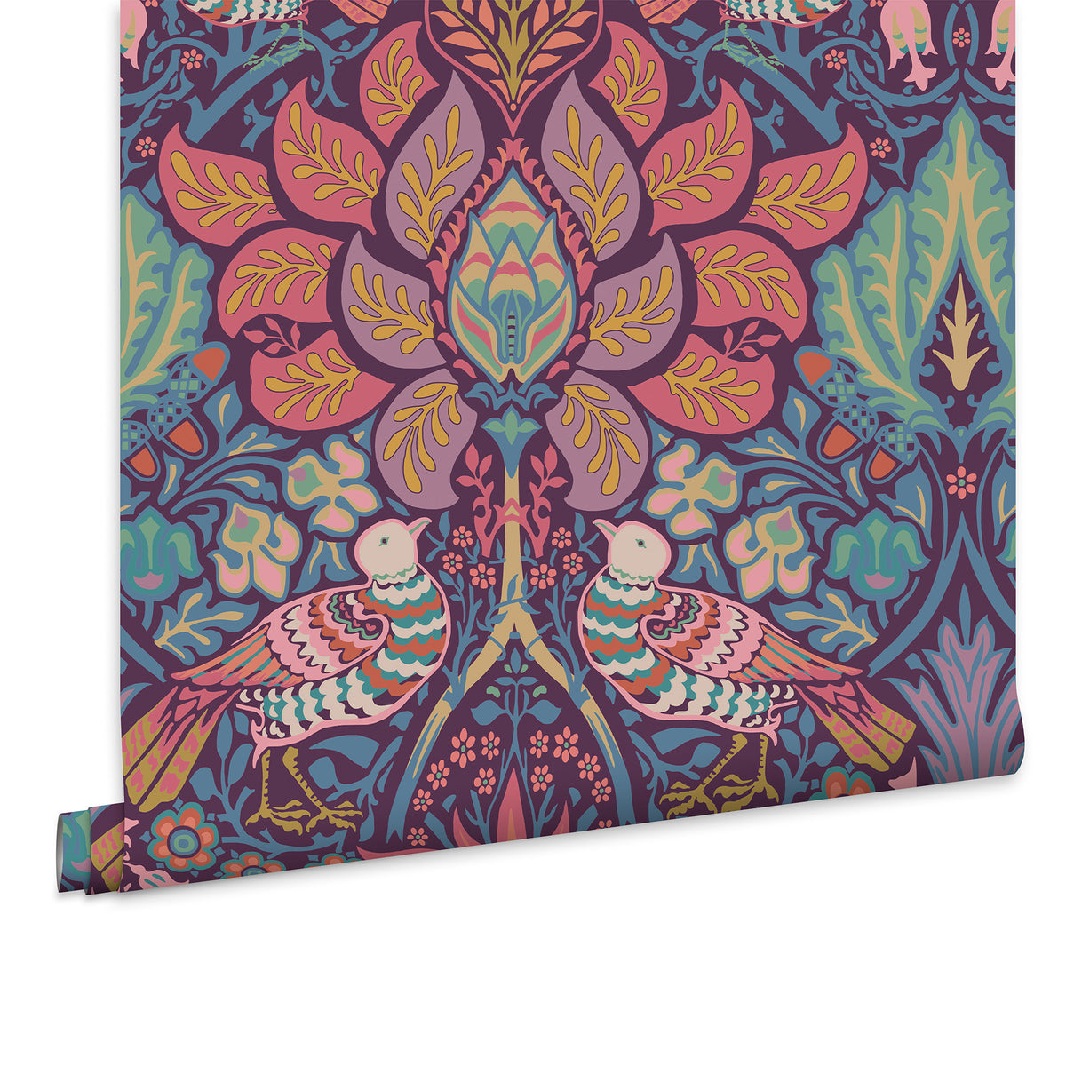 William Morris at Home Vliesbehang - Dove & Rose Carnival - 1000x52
