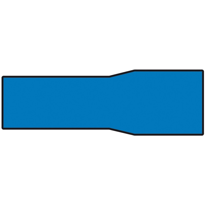Cosse de câble bleue 4,96 x 25 mm 10 pièces CARPOINT