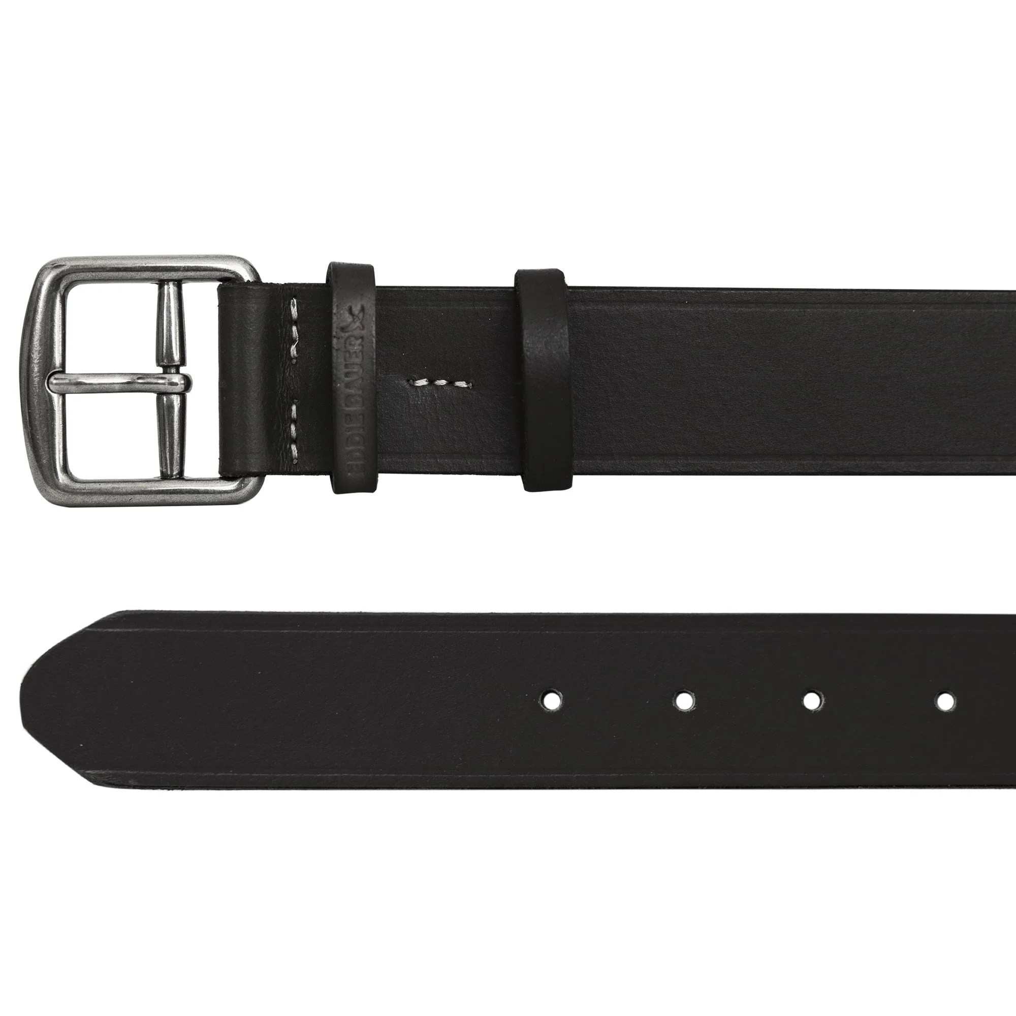 Women's Double Keeper Leather Jean Belt
