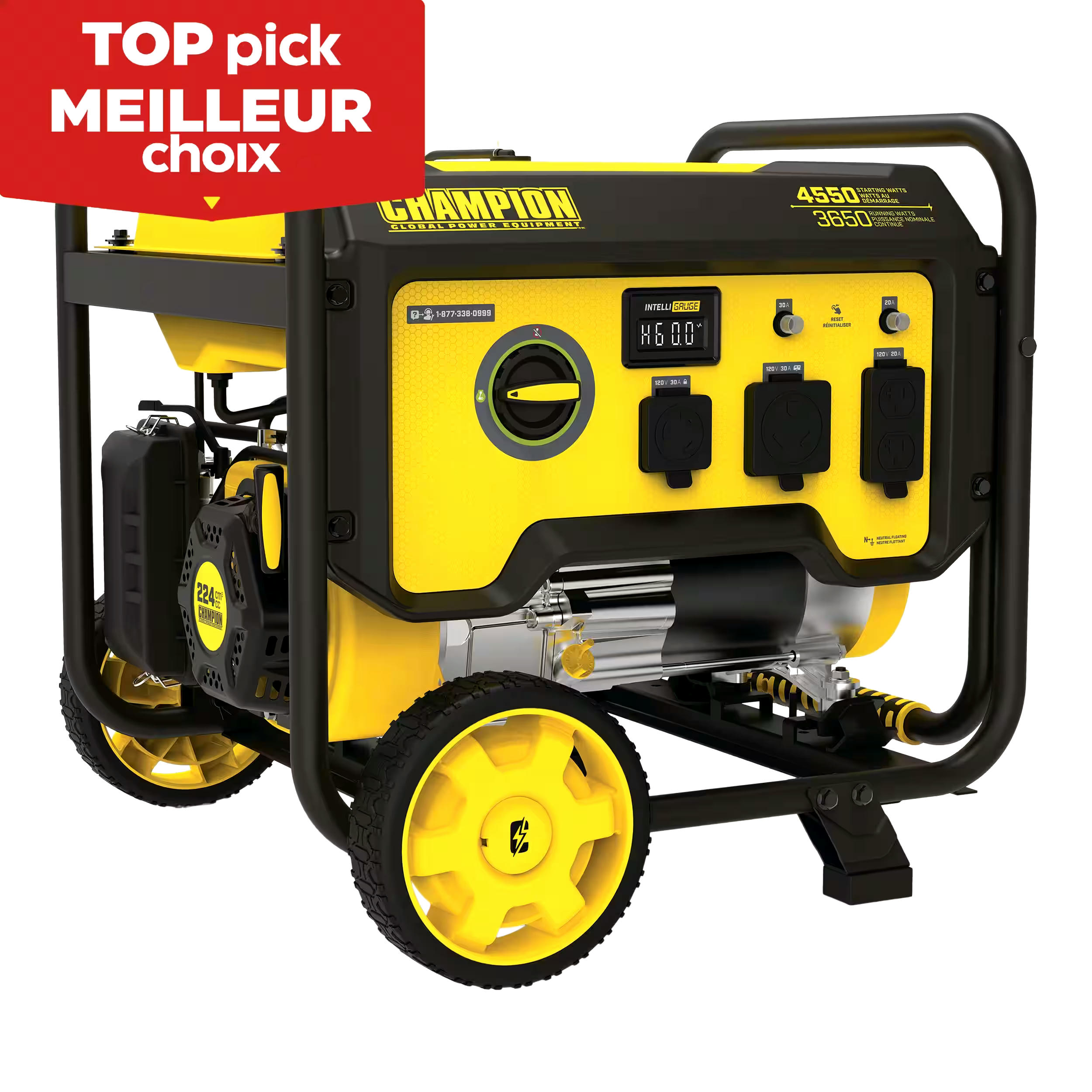 Champion 3650/4550 Watt Portable Generator, RV Ready