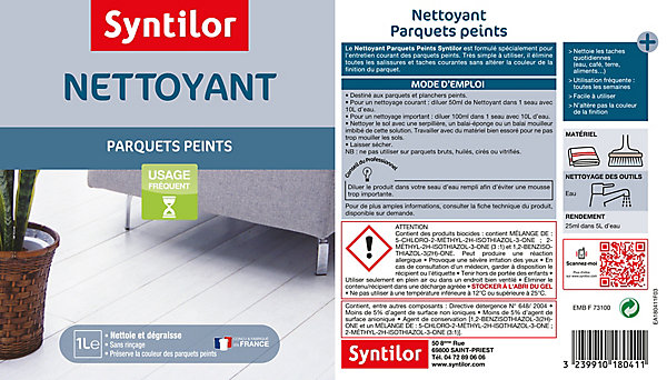Nettoyant parquets et planchers peints Syntilor 1L