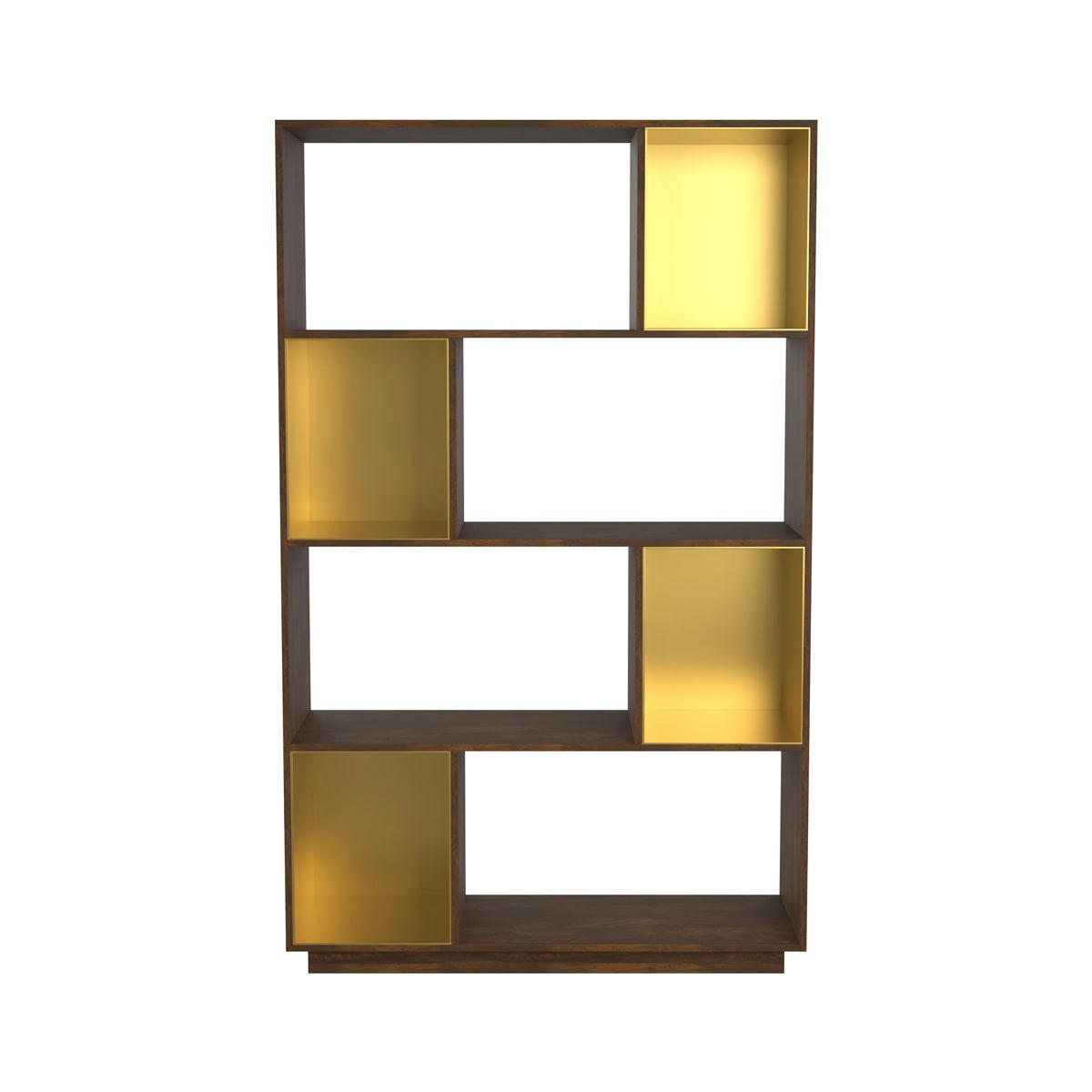 TAIKO - Etagère en bois de manguier 4 niches