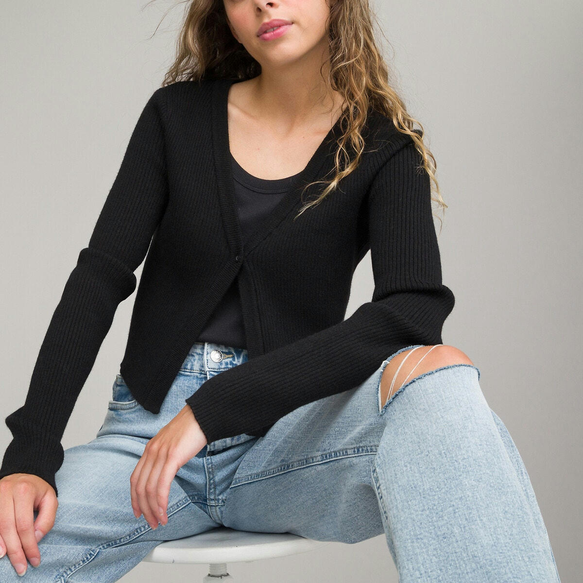 Gilet en fine maille