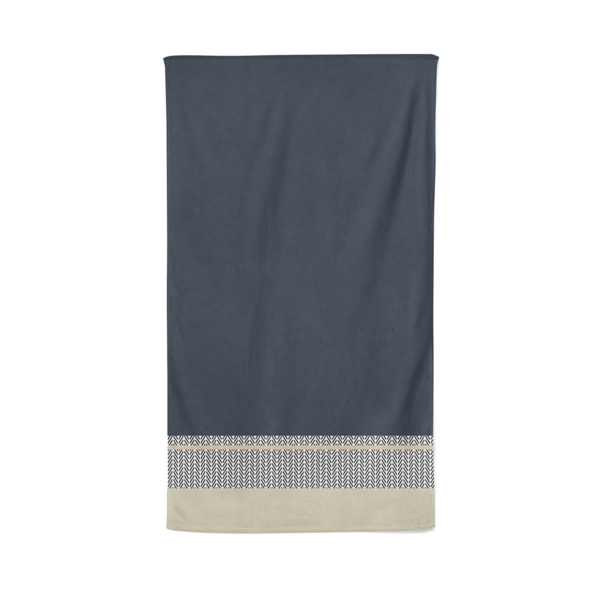 BEAUMANOIR - Drap de douche Gris Coton 70x130 cm