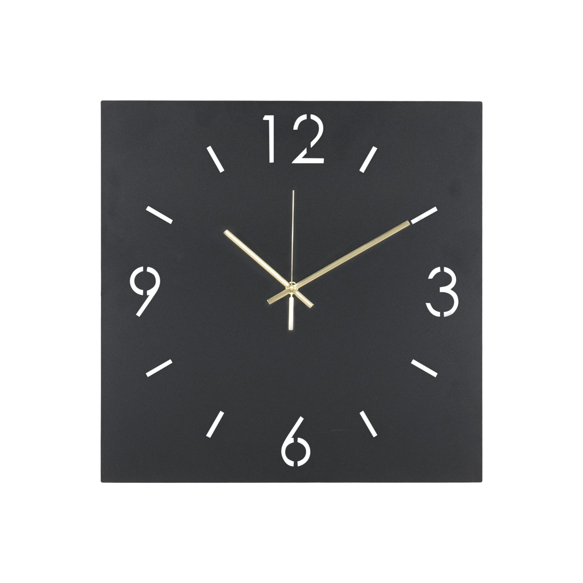Spinder Design klok Time 40 X 40 - Zwart