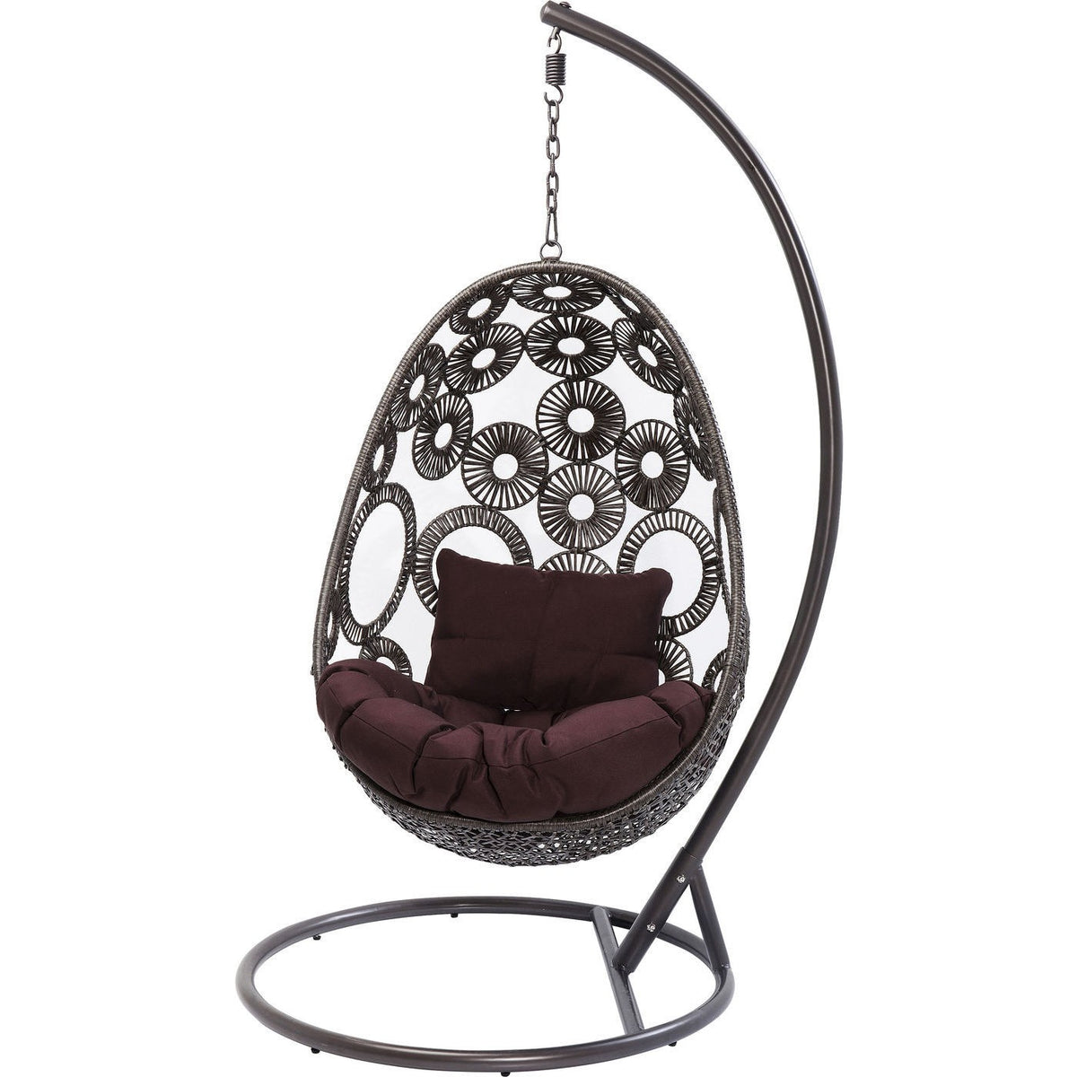 Kare Design Hängend fauteuil Ibiza bruin