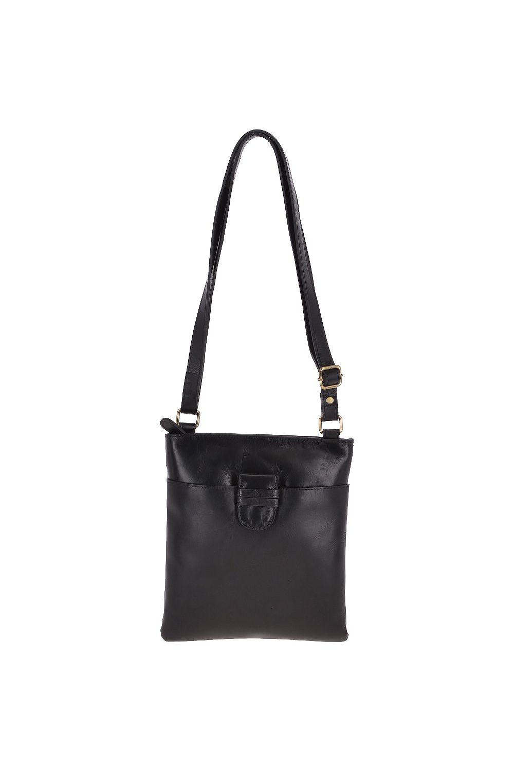 Ashwood Leather Zip Top Vegetable Tanned Real Leather Crossbody Bag