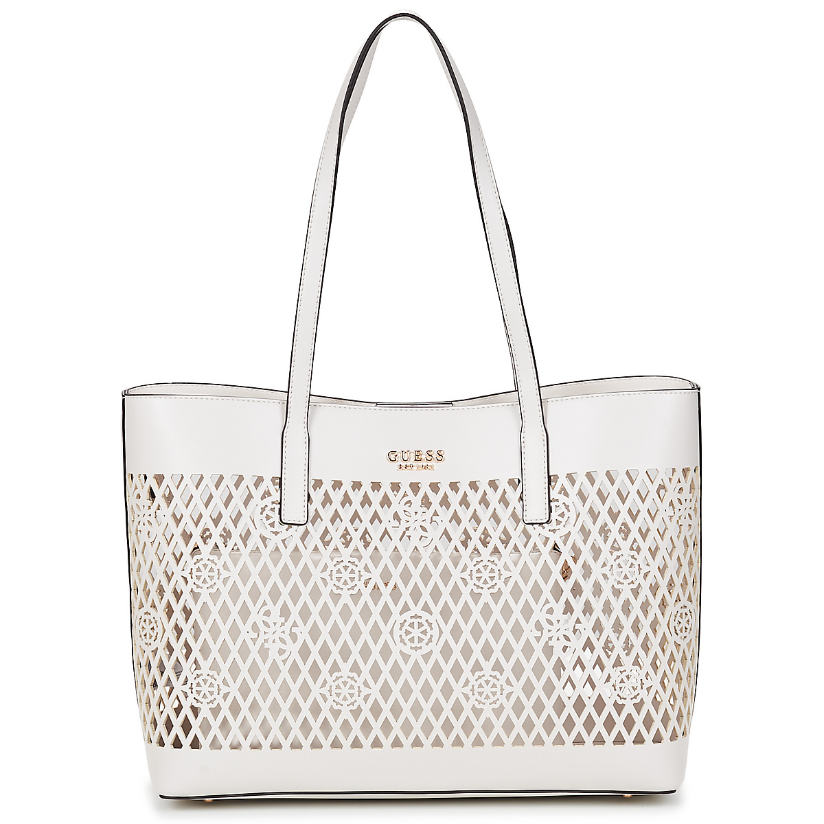 Guess - LETTY 2 IN 1 TOTE - White