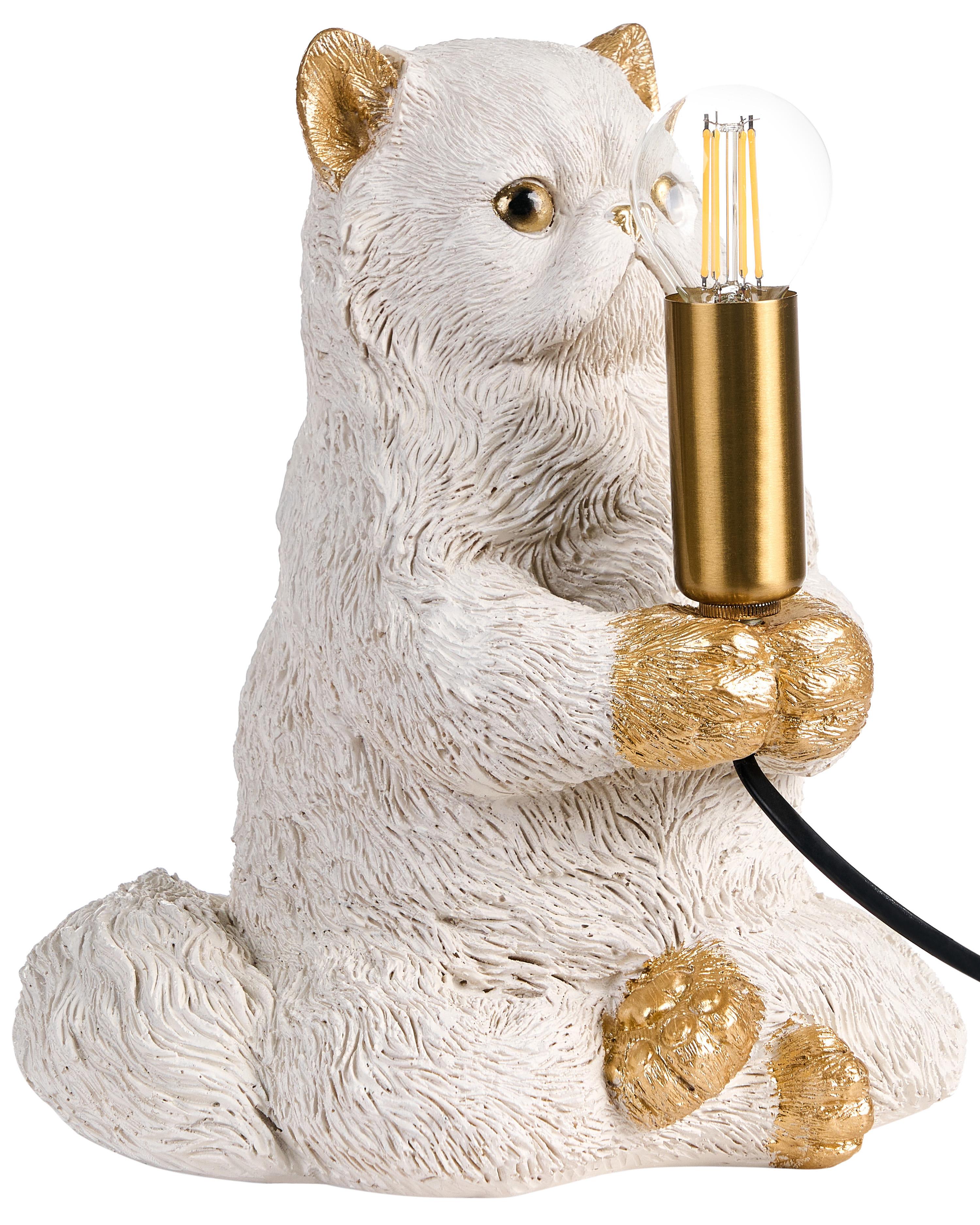 Table Lamp Cat YOKO White