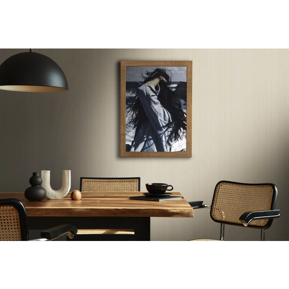 Vliestapete, BxL: 53 x 1005 cm, beige