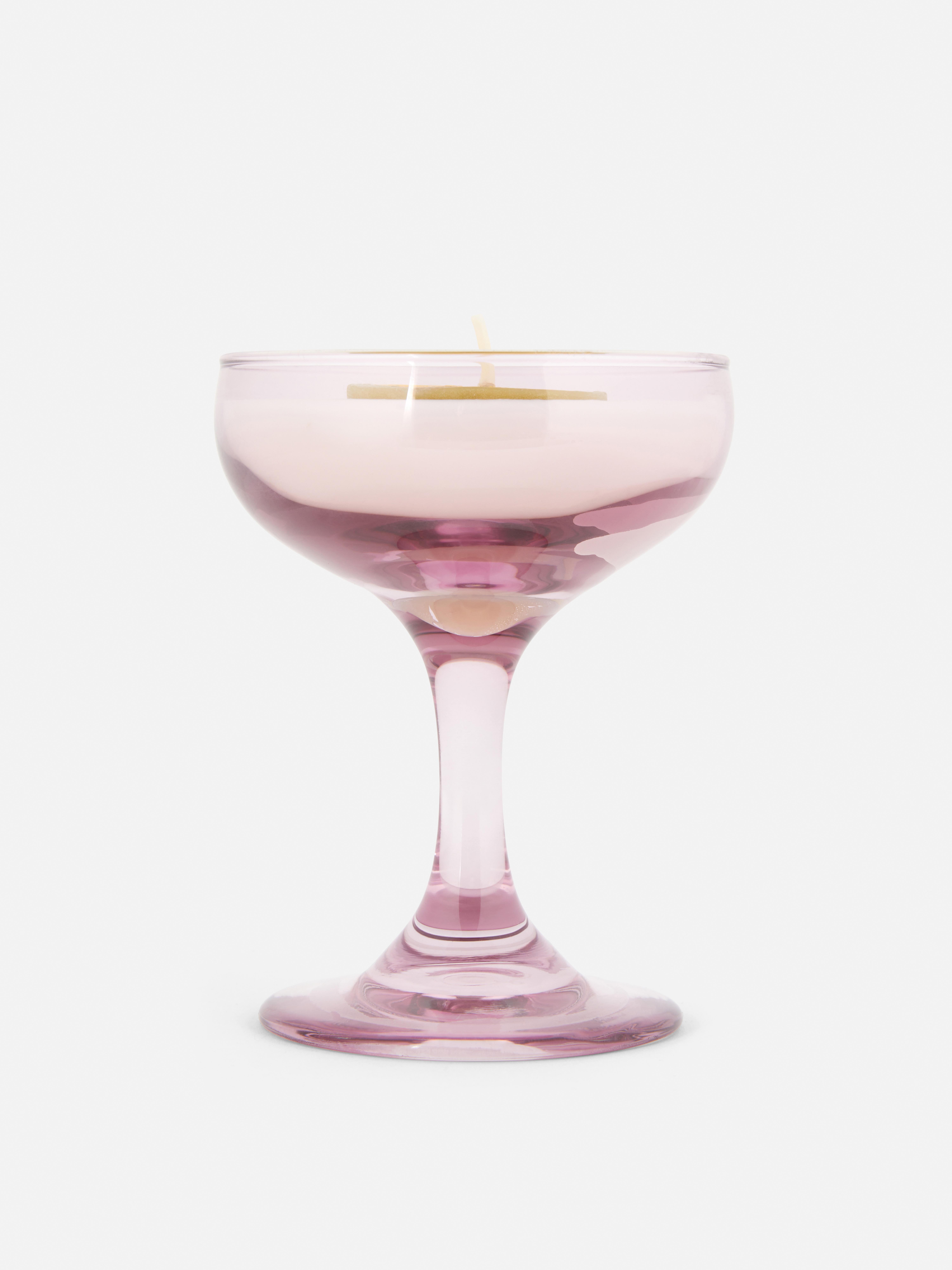 Christmas Scented Candle In Drinking Glass