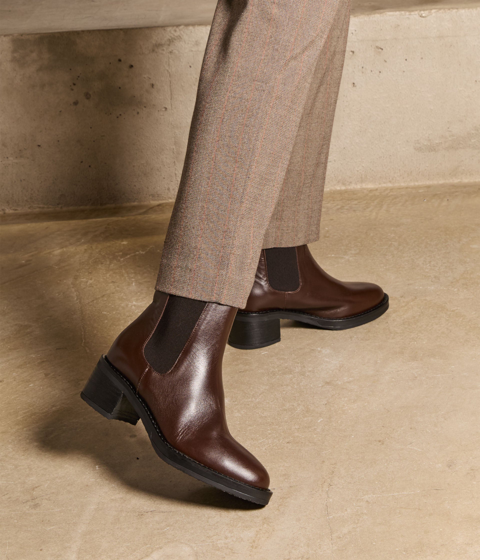 Chelsea boots chocolat Danil