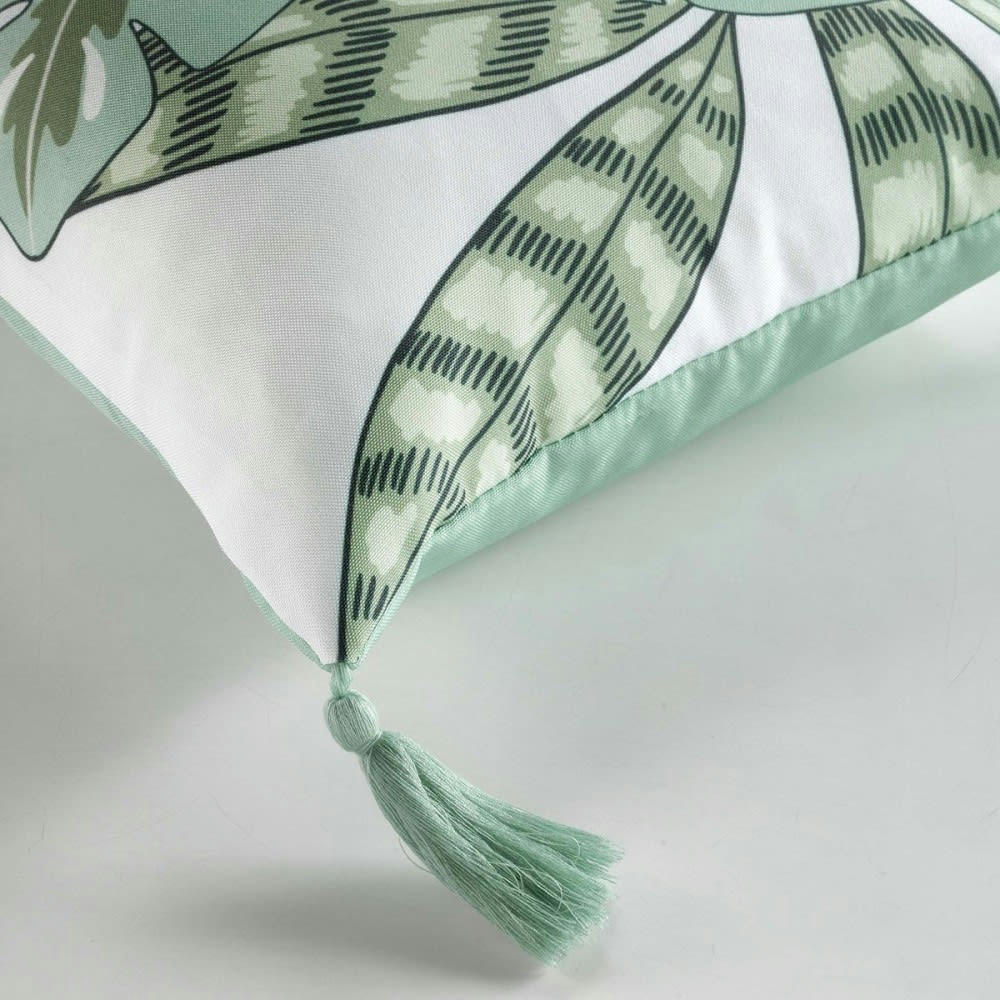 - Coussin Vert polyester 30 x 50