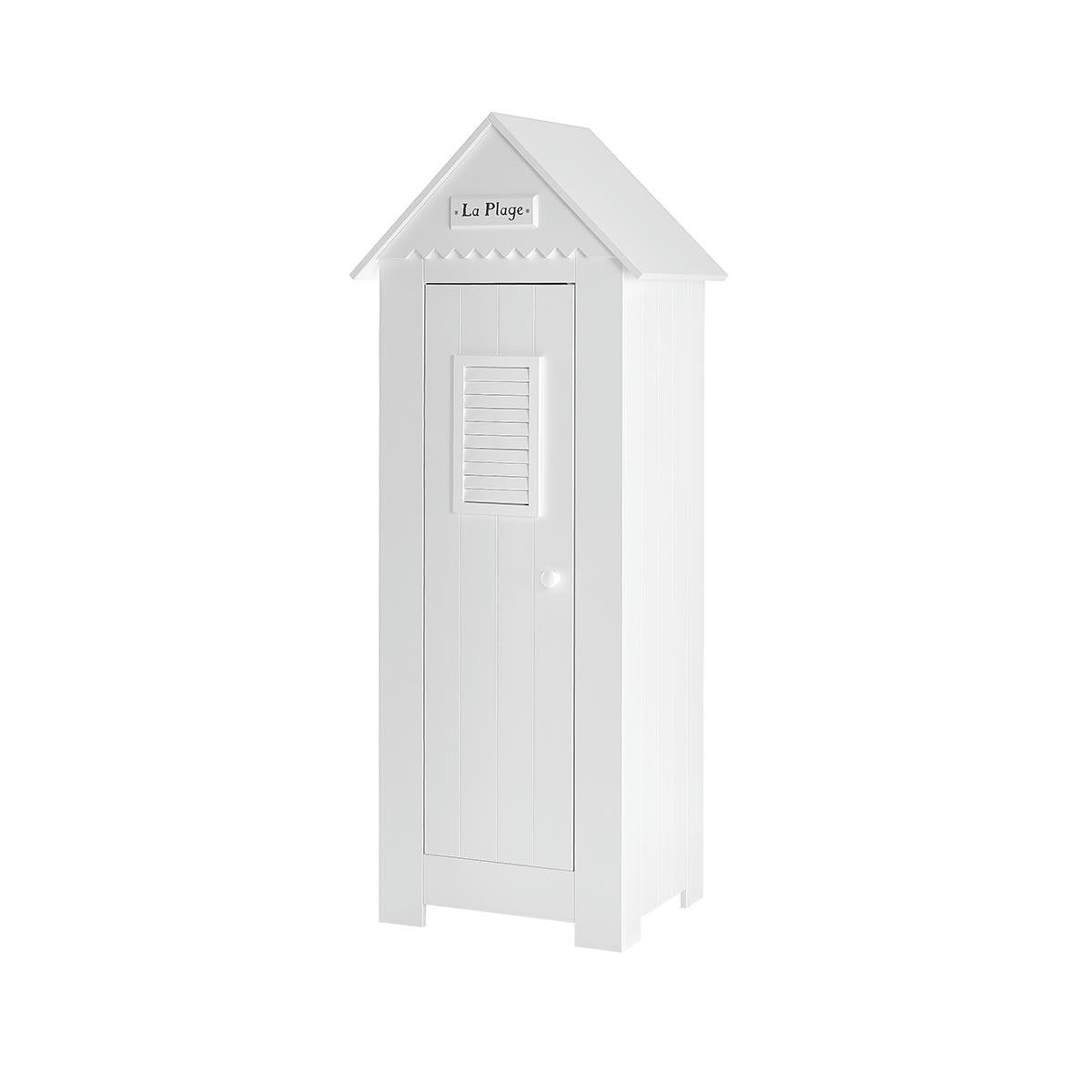 MARSYLIA - Armoire 1 porte blanc