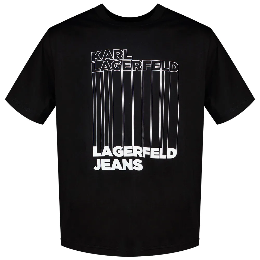 Karl Lagerfeld Jeans Reg Barcode short sleeve T-shirt