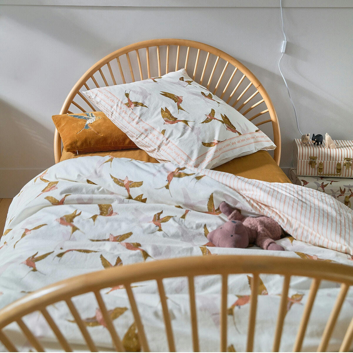 Housse de couette coton lavé, Envolée Sauvage