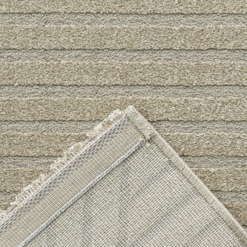 DIXIE III - Tapis contemporain à motif géométrique beige 160x230 cm