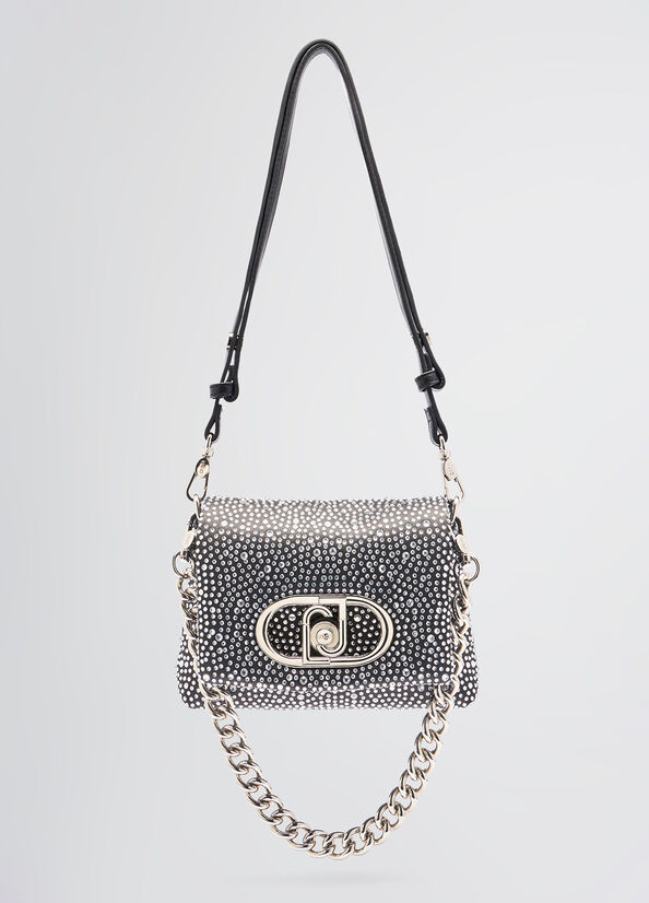 Borsa LaPuffy piccola con strass