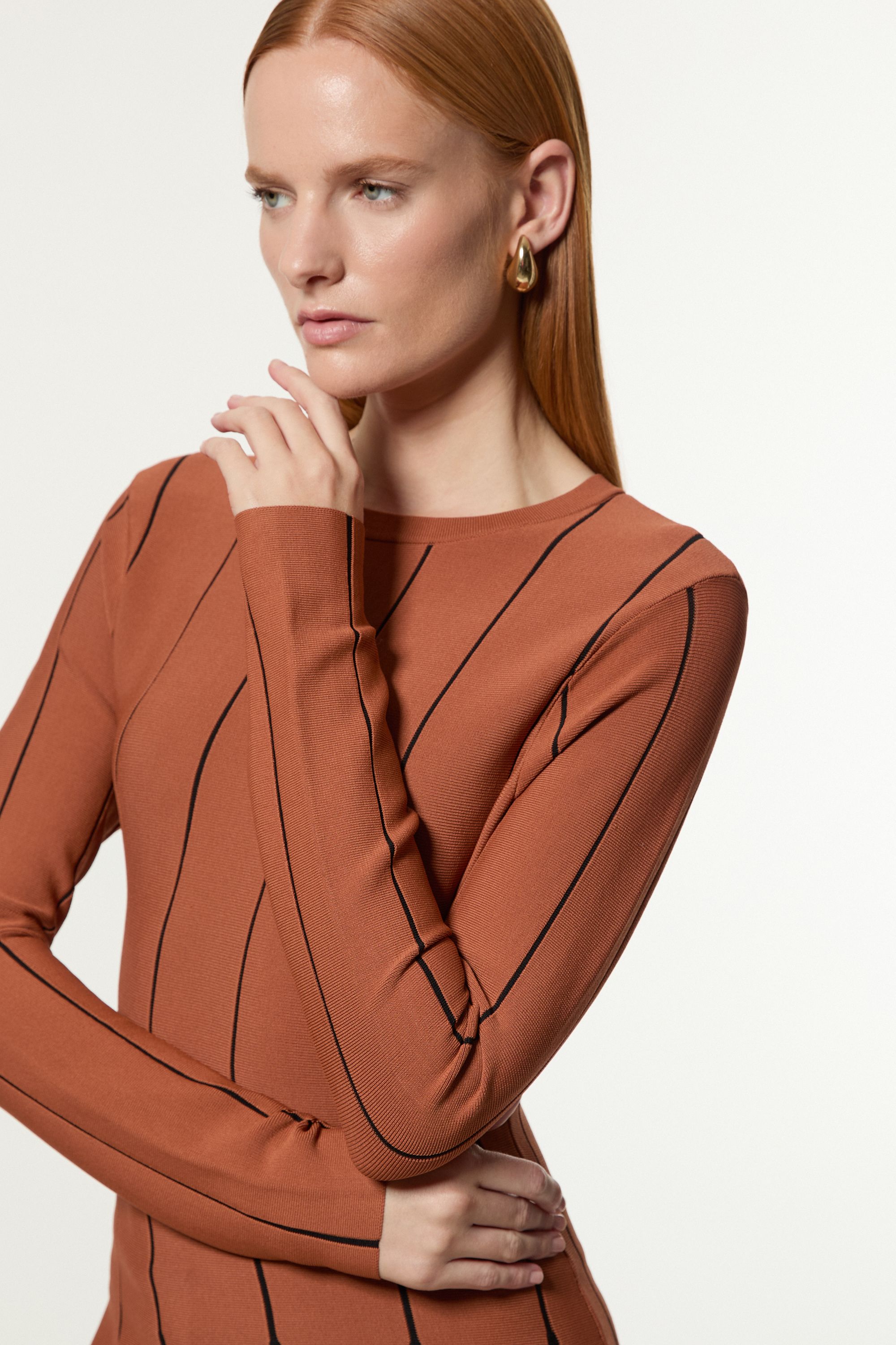 KarenMillen Long Sleeve Knit Top