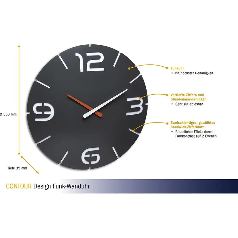 Wanduhr TFA