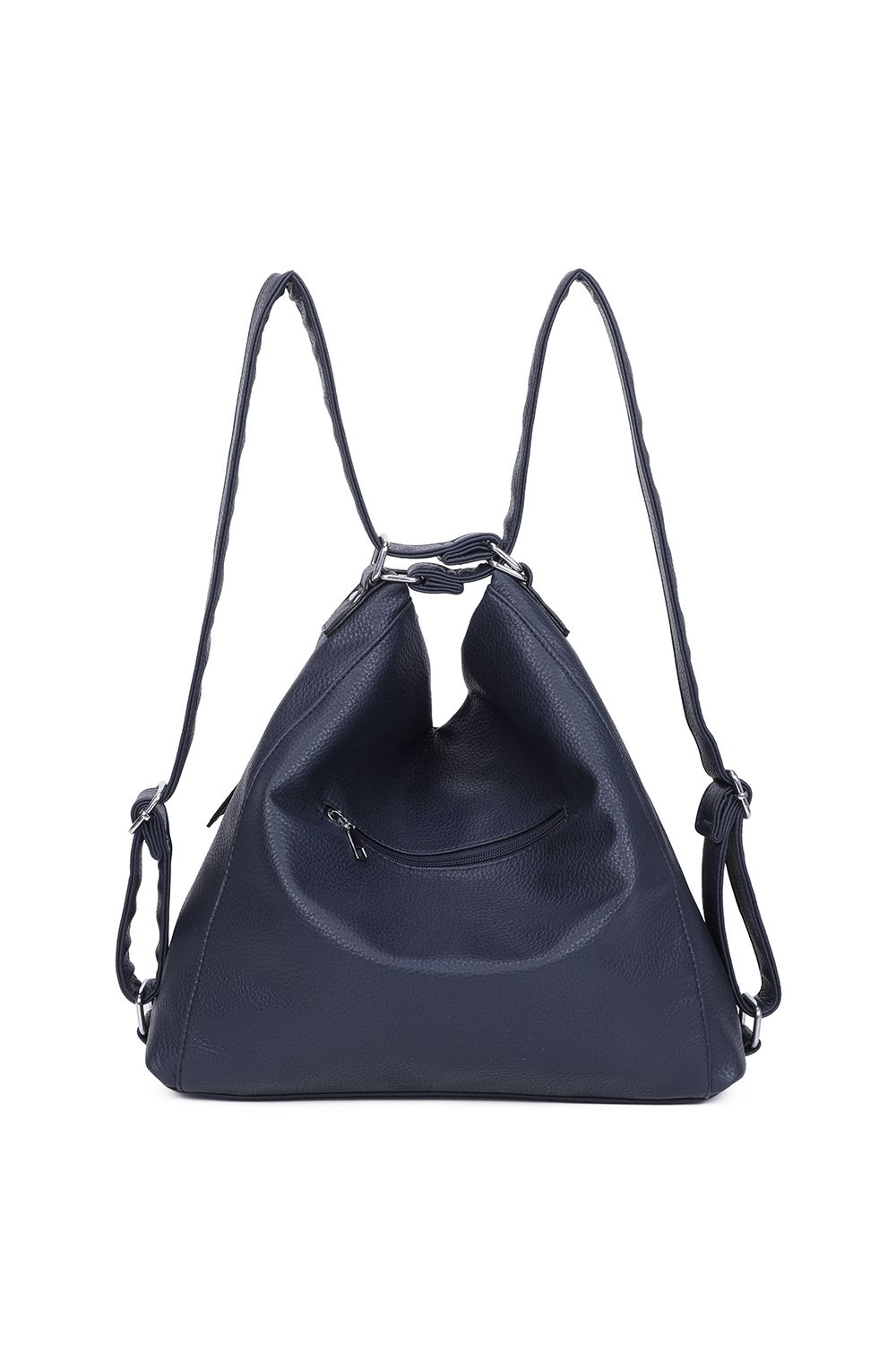 Fontanella Fashion Wendi PU Leather Hobo Shoulder Bag Convertible Backpack