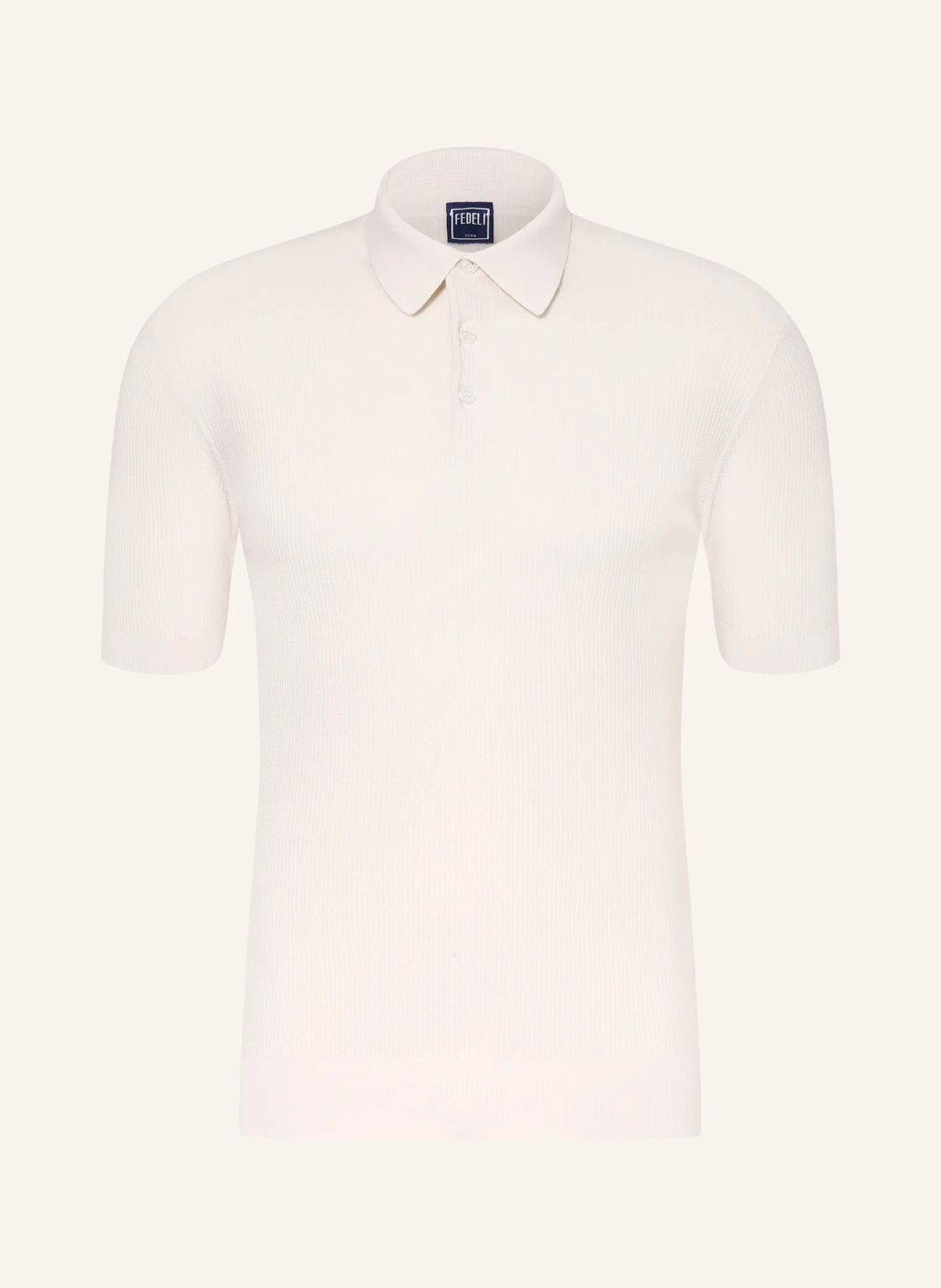 FEDELI Strick-Poloshirt
