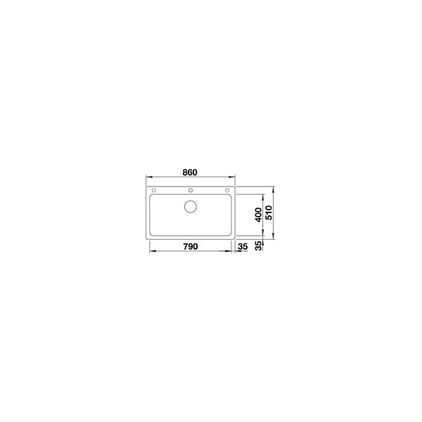 Evier Blanco Naya XL 9 Silgranit - BLANC SOFT