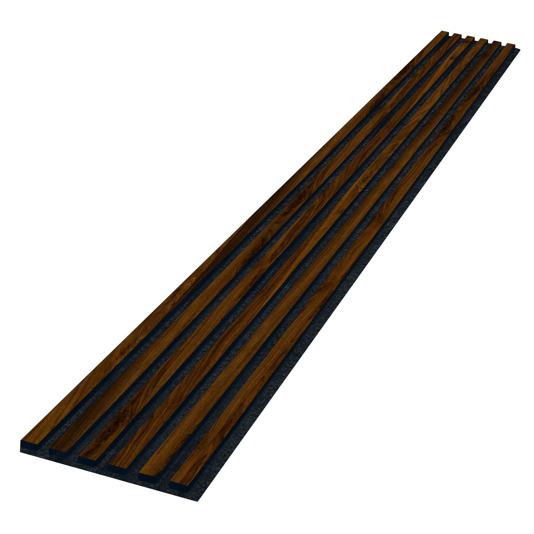 Lamele 3D na filcu akustyczne 265x30 orzech