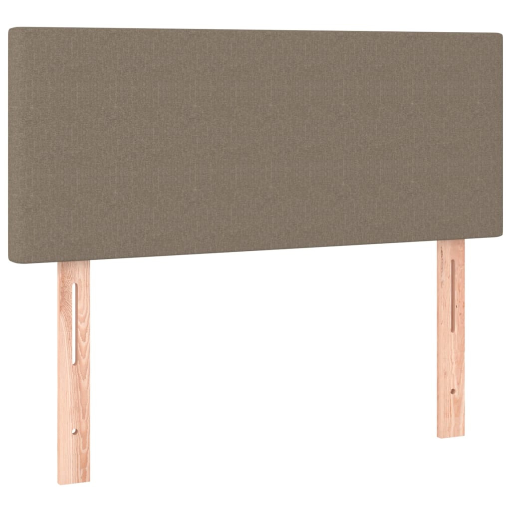 Wezgłowie Taupe 90 x 5 x 78/88 cm Tkanina vidaXL