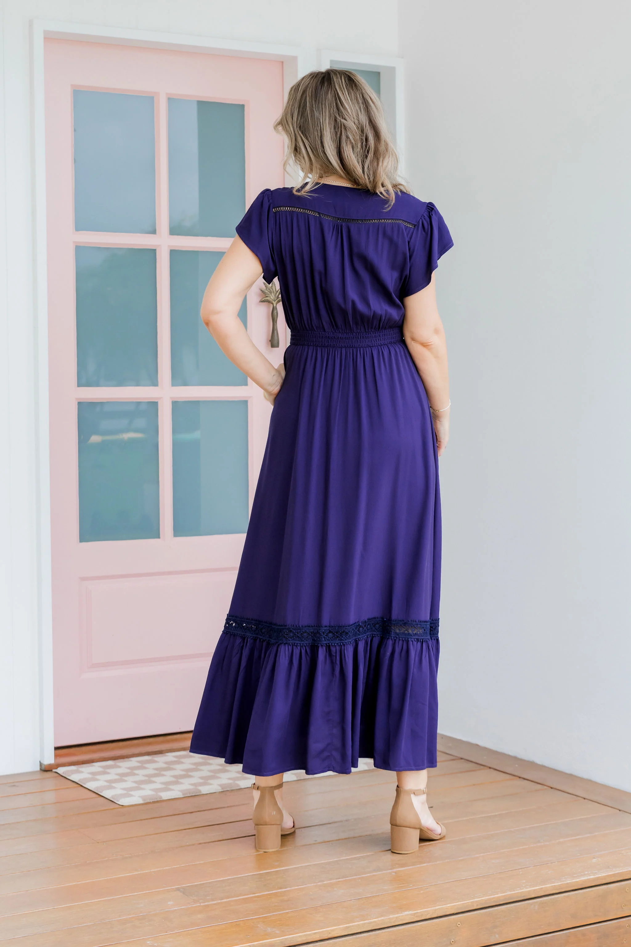 Louisa Maxi Dress in Midnight