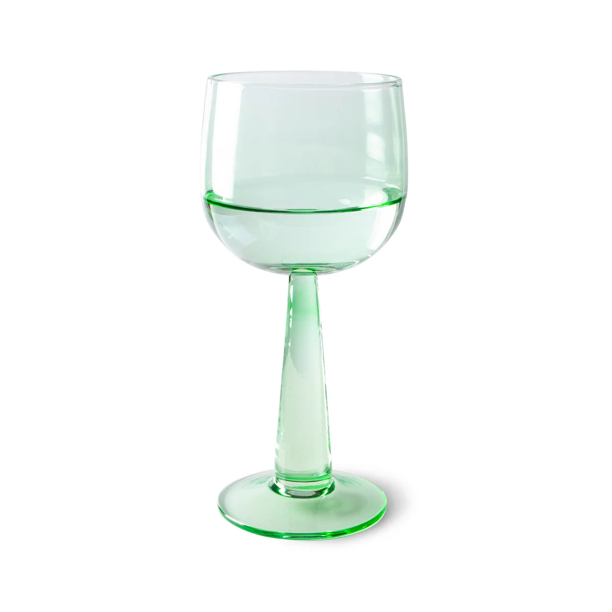 HKliving - Emeralds Weinglas, 200 ml, fern green (4er-Set)