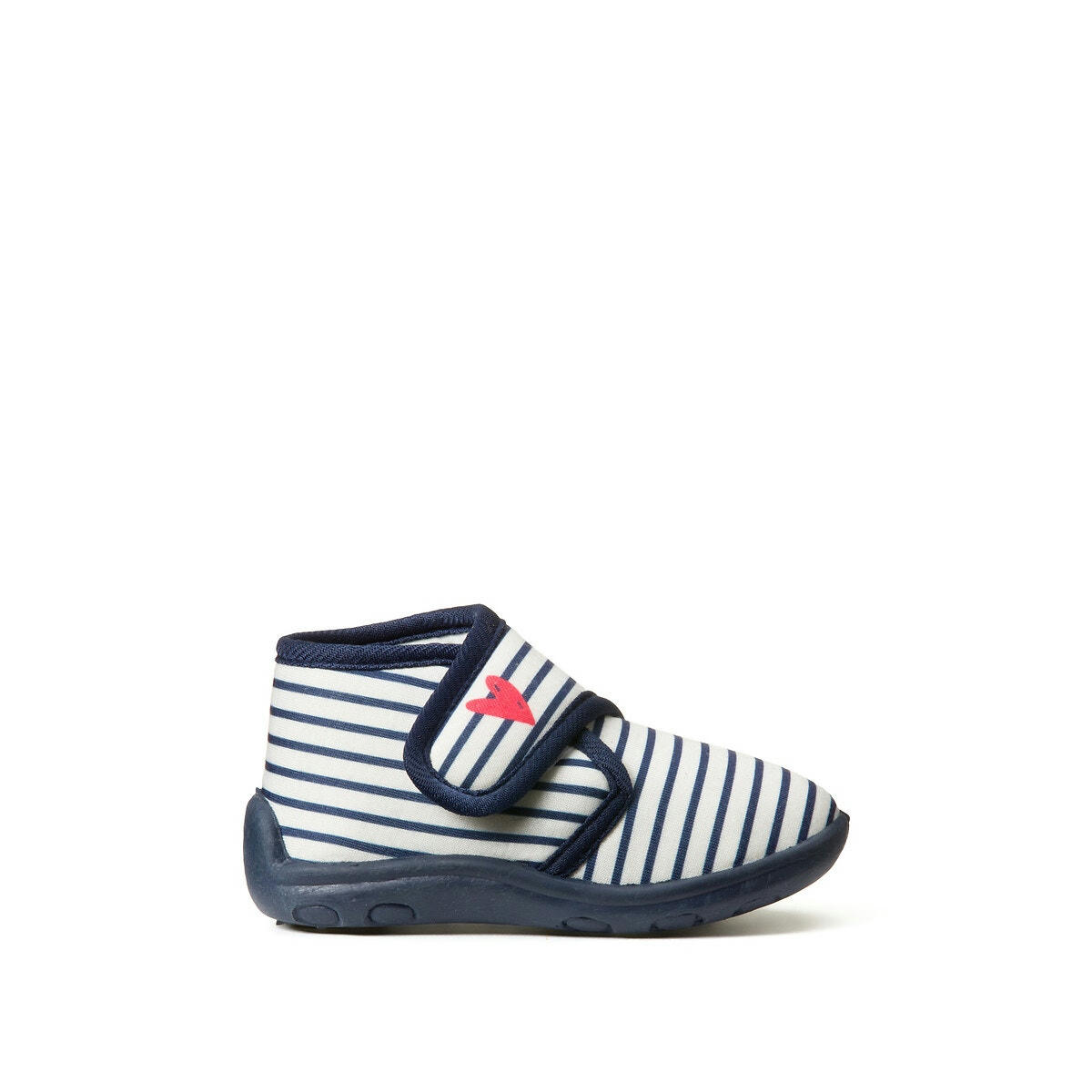 Chaussons à scratch rayés