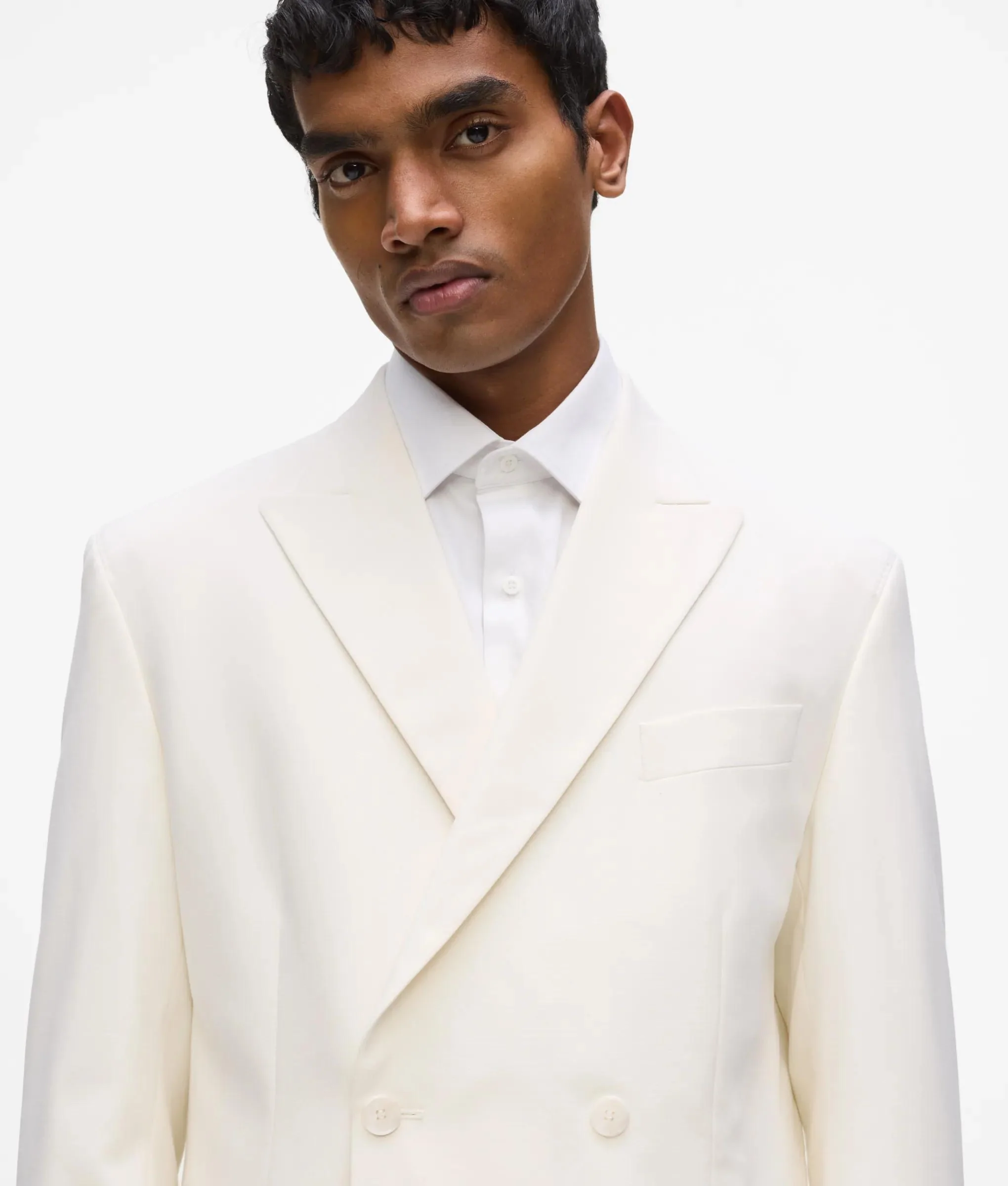 Blazer à double boutonnage