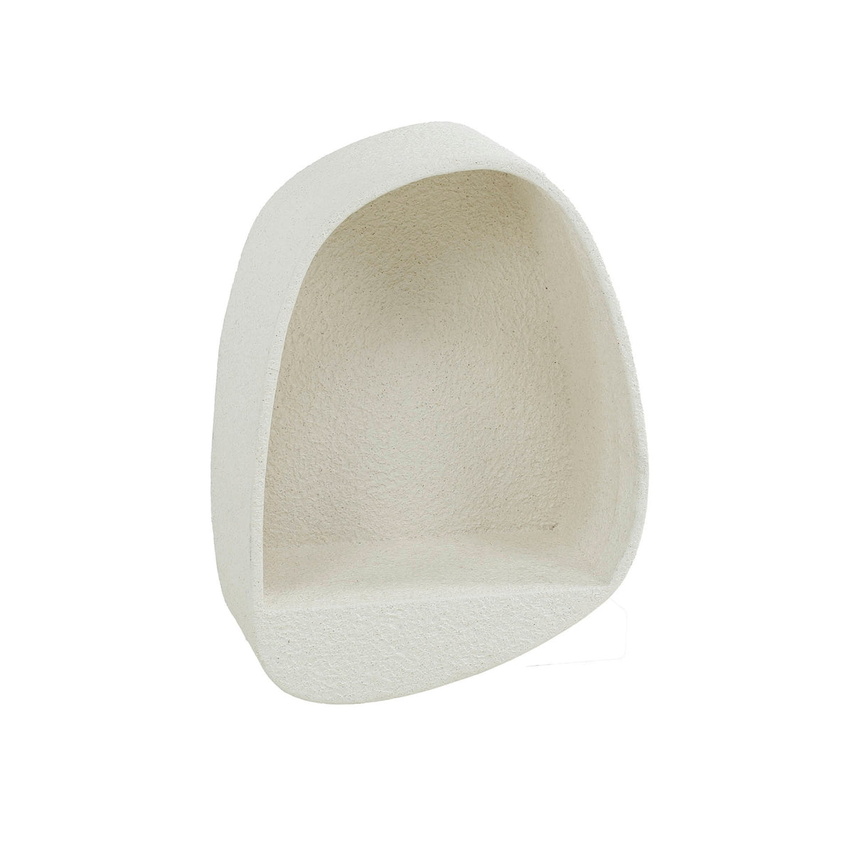 Giga Meubel Wandschap Stone Druppel - Wit Marmer - 34x21x46cm