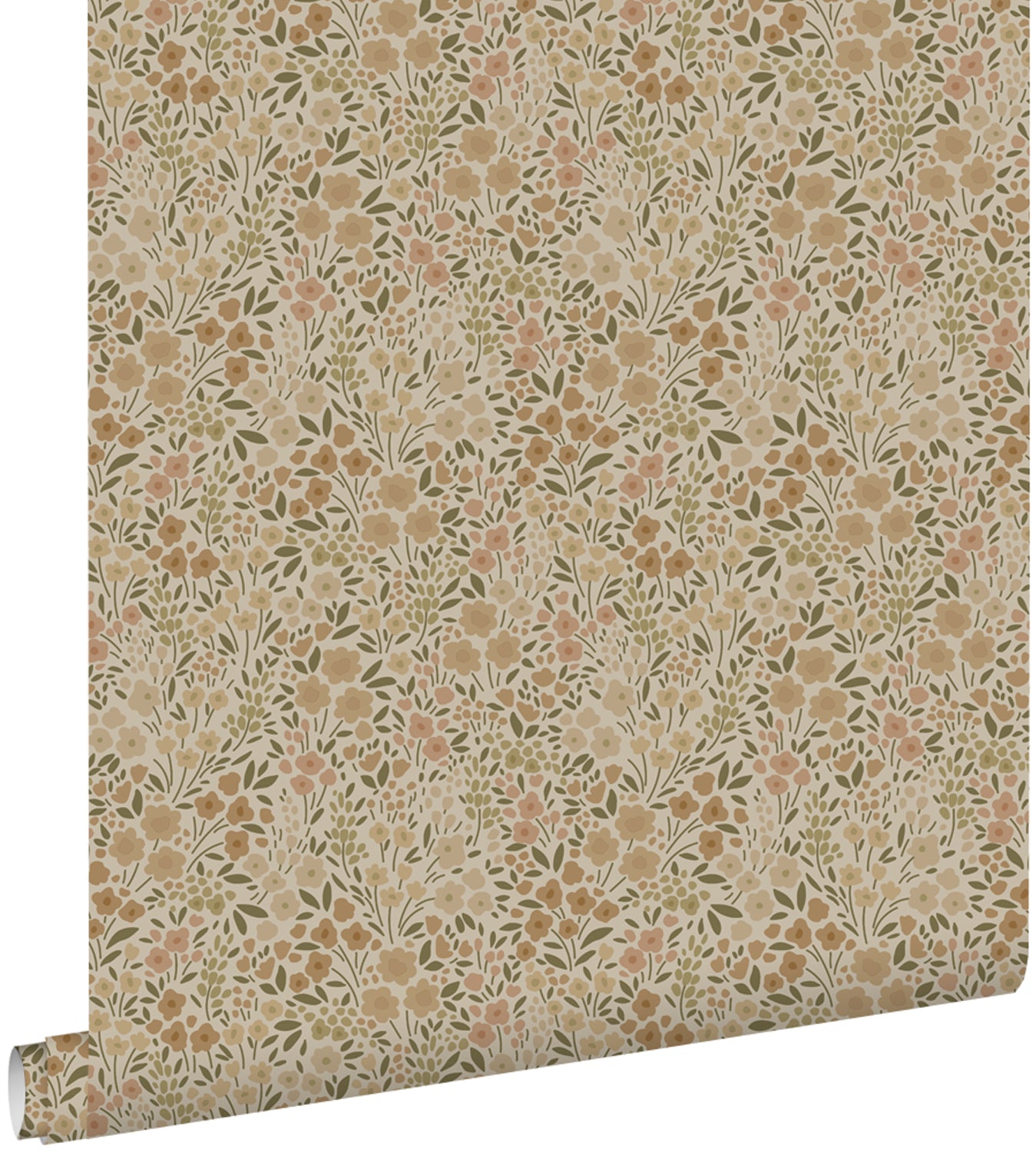 ESTAhome behang bloemetjes beige - 53 cm x 10.05 m - 139701
