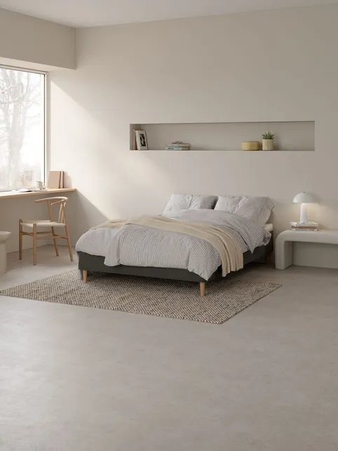 Boxmadras 140x200cm FJELNA + MURU sort-06 Medium