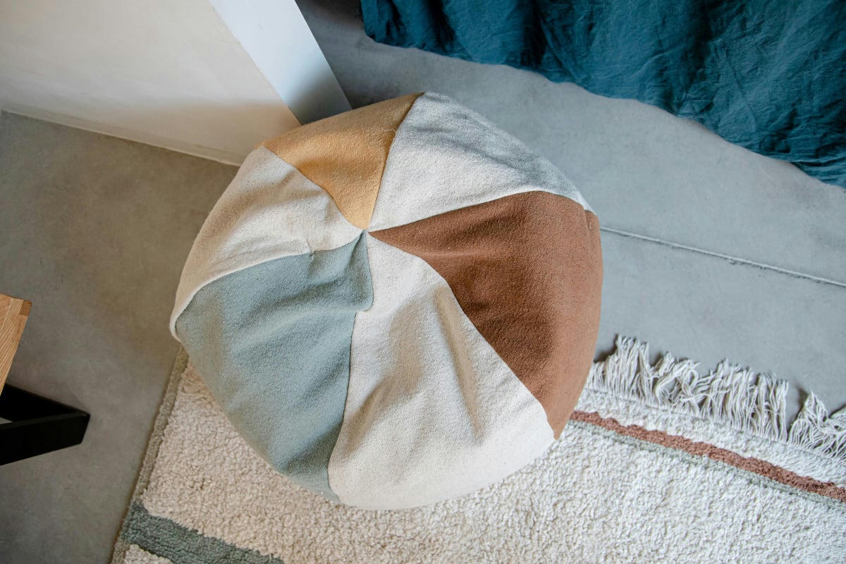 ECO-CITY - Pouf ballon (45 x 55 cm)