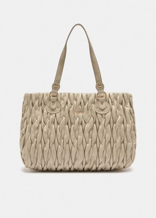 Shopping bag media matelass&eacute;