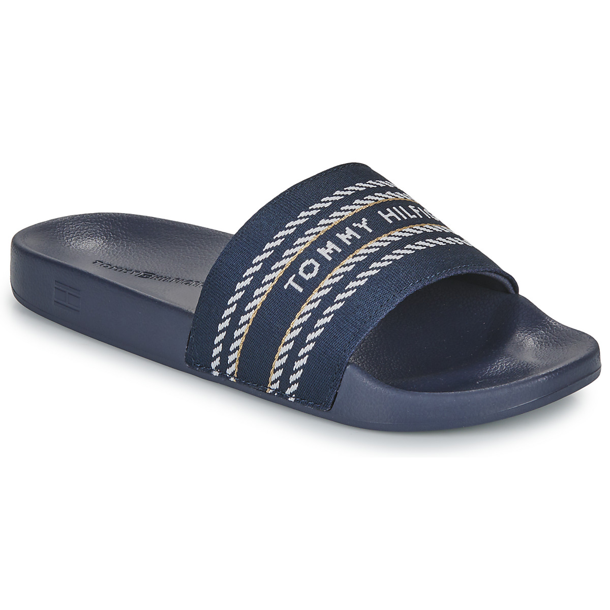 Tommy Hilfiger - TOMMY WEBBING SLIDE - Marine