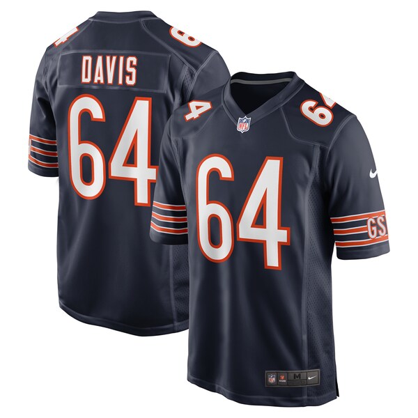 Nate Davis Chicago Bears Nike  Game Jersey -  Navy