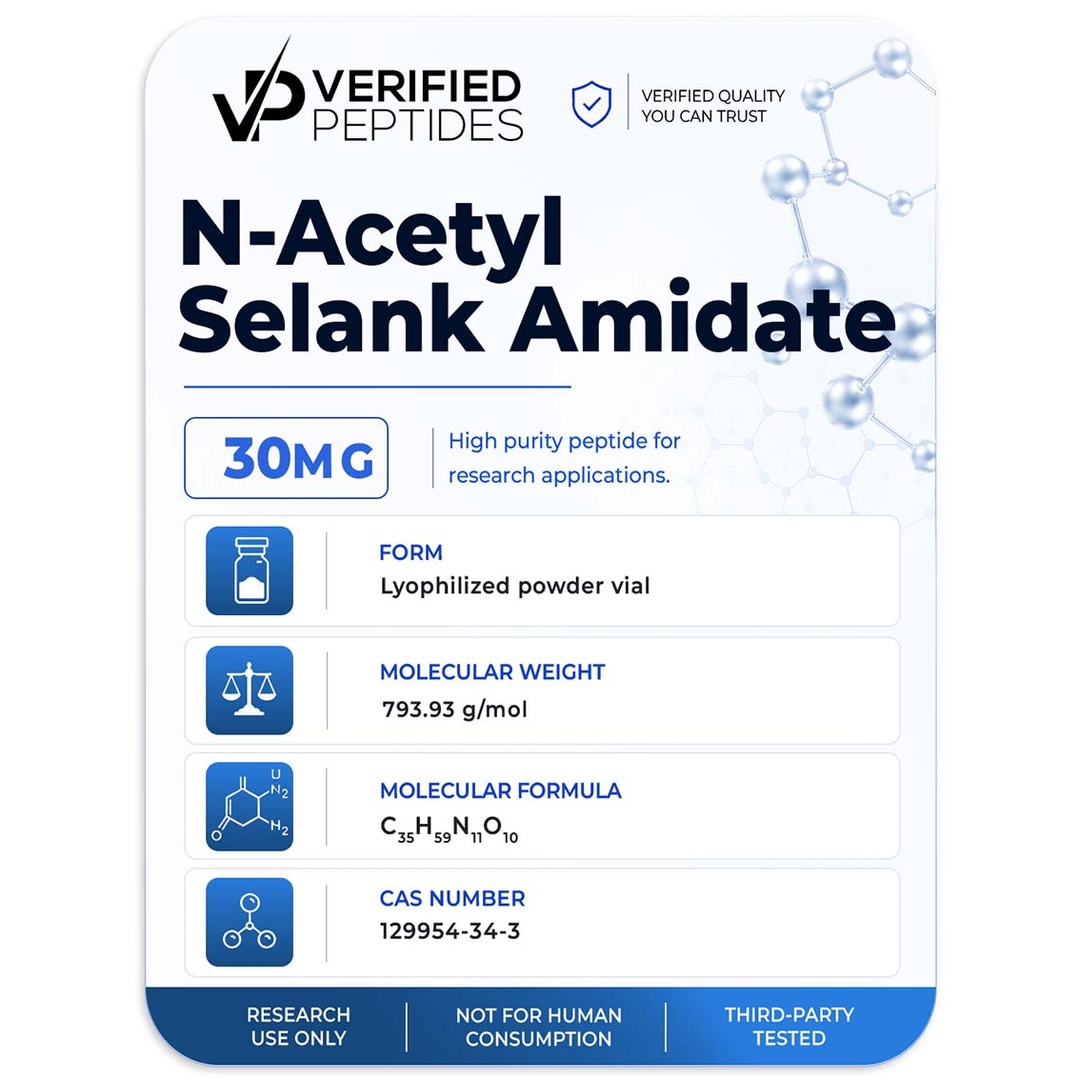verified peptides n acetyl selank