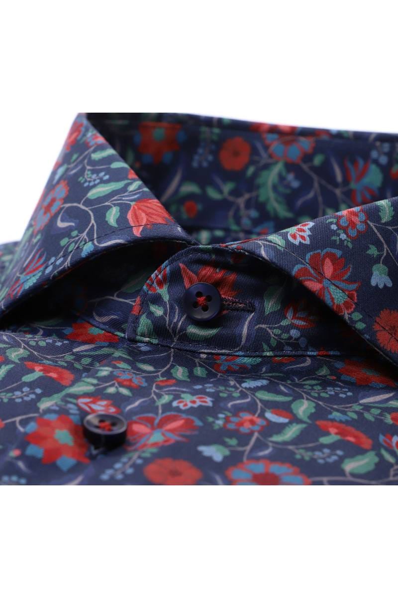 ETERNA Comfort Fit Hemd marine, Bedruckt