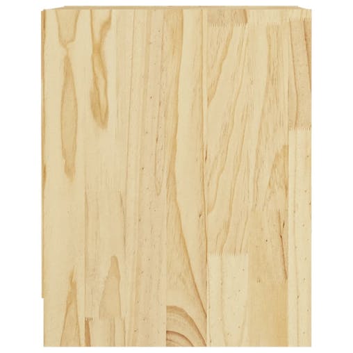 NNEVL Bedside Cabinets 2 pcs 35.5x33.5x41.5 cm Solid Pinewood