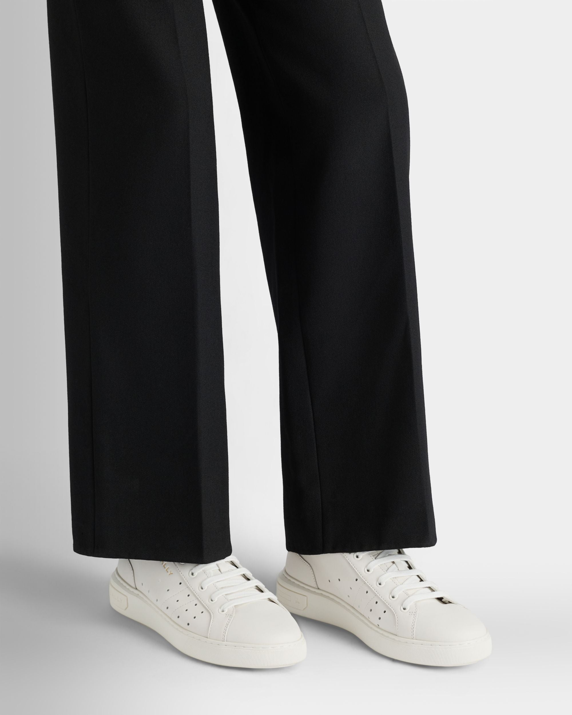 Bally Lift Sneaker aus weißem Leder