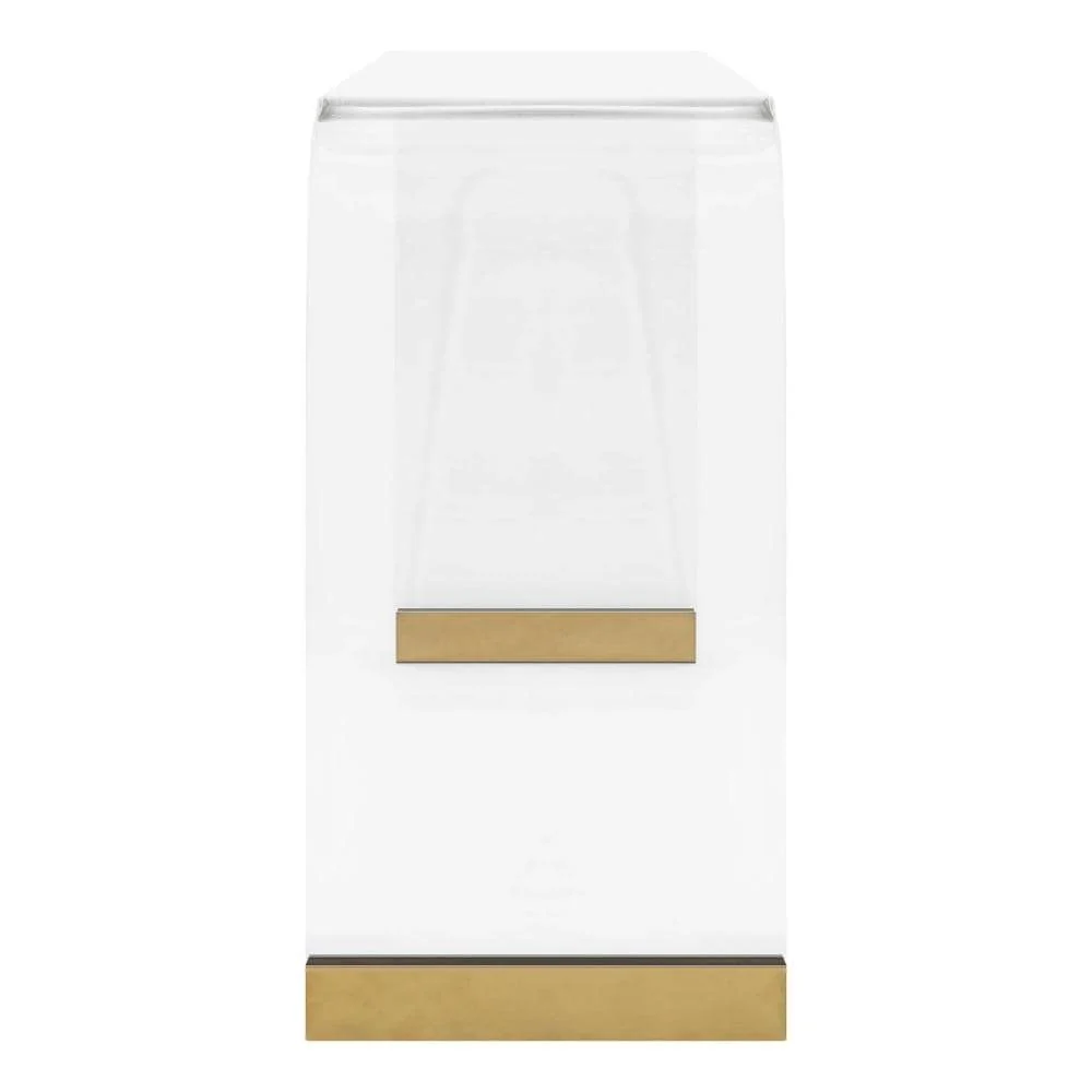 Acrylic Gold Console Table