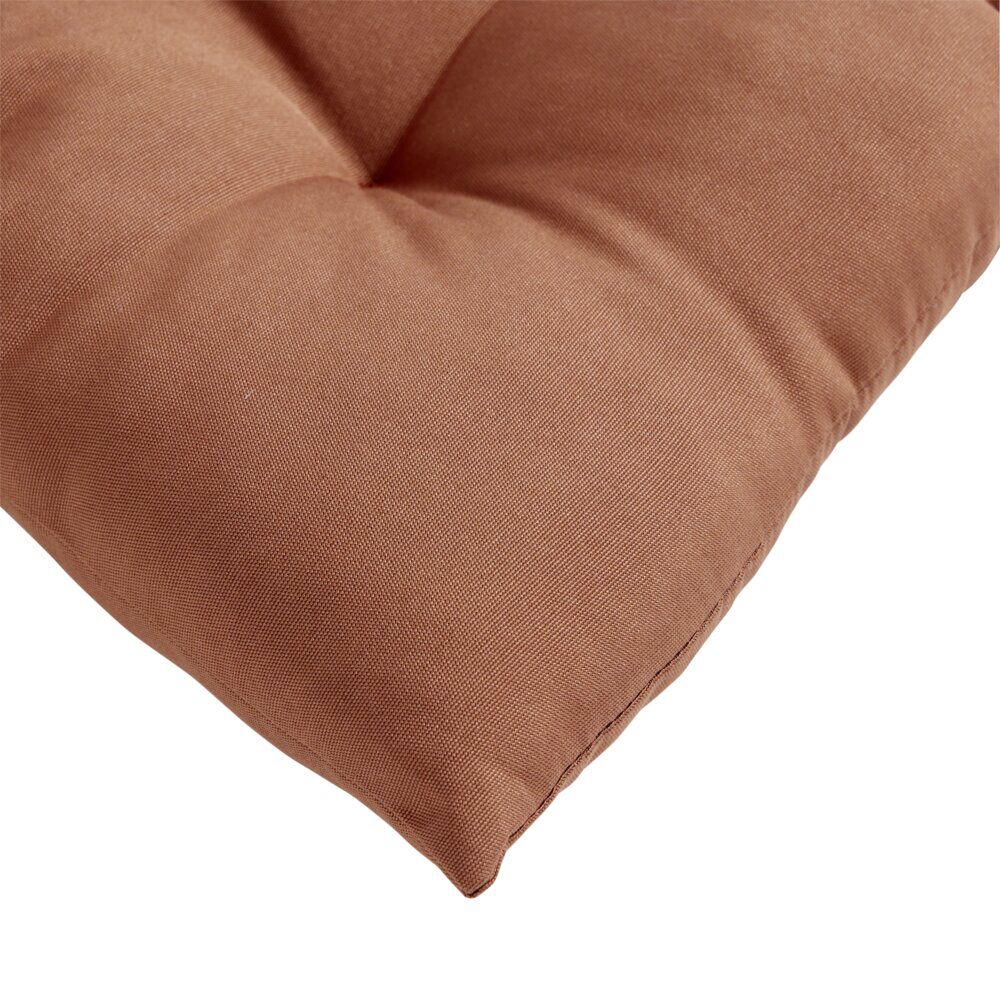 Coussin de banc assise matelassée à nouettes 45x120cm (3 couleurs)