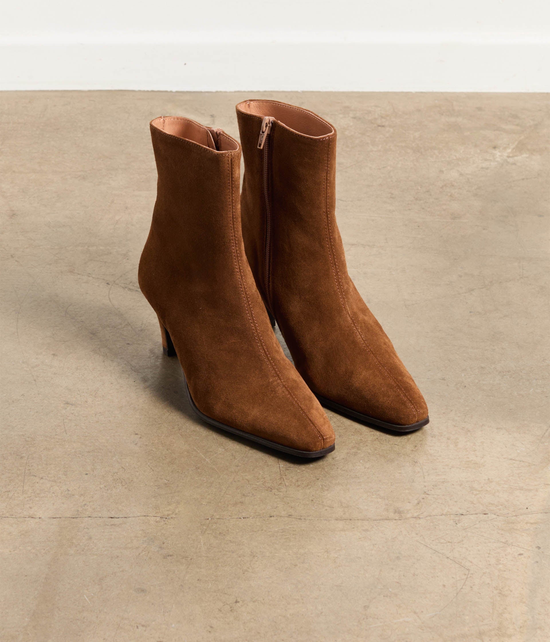 Boots velours camel Hitomi