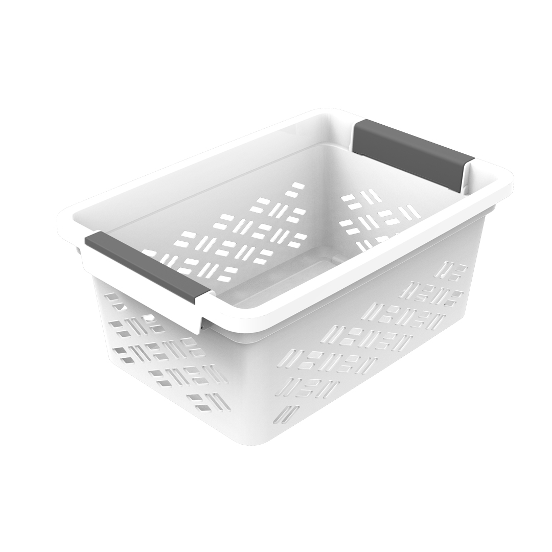 Cesto de arrumação pequeno empilhável