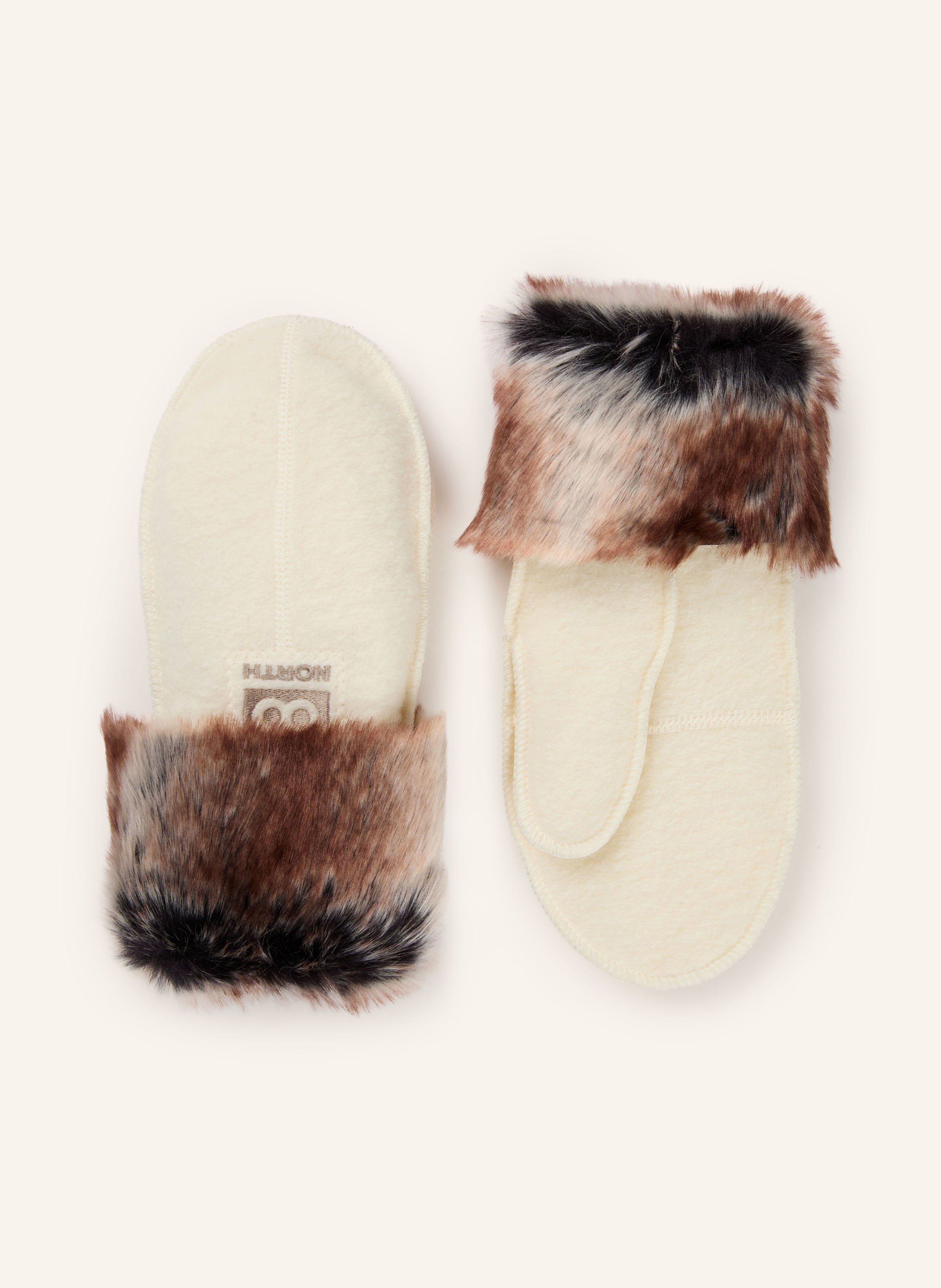 66°NORTH Multisport-Handschuhe KALDI ARCTIC MITTENS mit Kunstpelz