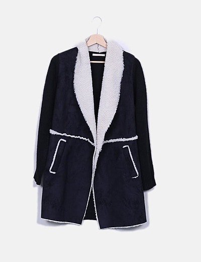 Camaïeu Navy blue coat combined